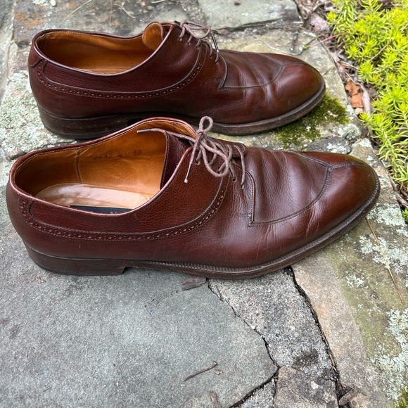 Two Boot New York Brown Leather Men\'s Dress Shoes sz 13 main image 4
